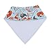 SUPERB QUALITY HIGHLY ABSORBENT BANDANA BIBS MADE WITH 100% ORGANIC COTTON WATERPROOF AT THE BACK SOFT AND GENTLE AT THE FRONT FOR TEETHING DROOLING TRIANGLE SHAPE FOR BOYS AND GIRLS 3-36 MONTH OLDS