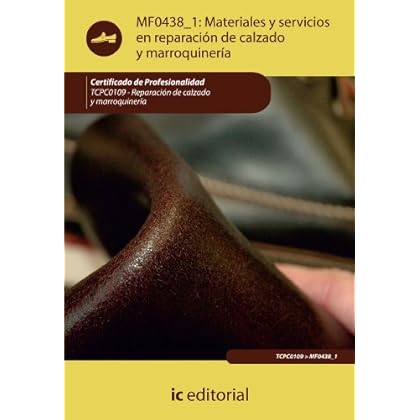Materiales y servicios en reparación de calzado y marroquinería. TCPC0109