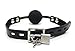 Dreamhomead Gag - Soft Silicone Ball Gag - The Beginner Gifts for BDSM Fetish Sexy Bondage Restraints With 1Pair Sexy Dice,Black
