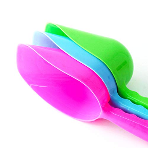 Durable Plastic Pet Feeding Shovel Universal Dogs Cats Food Feeder Scoop Shovel Spade Dishes Tool Pet Supplies