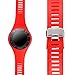 kwmobile Watch Band Compatible with Polar M200 - Watch Band Replacement Silicone Strap - Red