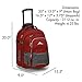High Sierra Ultimate Access 2.0 Carry-On Wheeled Backpack, Brick Red/Mercury/Silver, One Size
