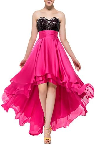 Ruiyuhong Women's High Low Country Bridesmaid Dress Party Wedding Gowns LH88