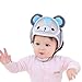 Baby Adjustable Safety Helmet Infant Head Protector Breathable Headguard for Toddlers Learn to Walk (Bear)