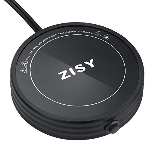 Click Here to See More Images ZISY Coffe Mug Warmer,Electric Cup Beverage Warmer for Desk/Office/Coffe/Tea,Mug Warmer with Shut Off