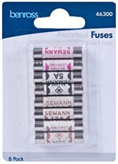 Mixed Household Fuse Set - 3, 5 & 13 Amp. 8 Pack