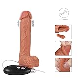 Vibrating Silicone Female Vibrant Toy Adult Women with 8 Powerful Vibration Mode and Suction Cup for Hands-Free Play Rechargeable
