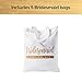 Pop Fizz Designs Bridesmaid Bags | Bridesmaid Tote bags Pack of 6 | Maid of Honor Tote Bag | Bride Canvas Bag