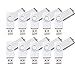 Flash Drive 4GB 10 Pack, Pen Drive AreTop USB2.0 Flash Drive Memory Stick Swivel Thumb Drives for Fold Date Storage (Pack 10Pcs-White)