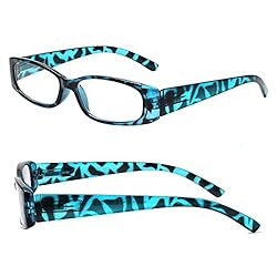 5 Pack Spring Hinge Reading Glasses Rectangular