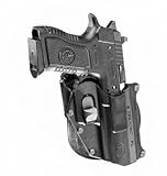 Fobus Tactical JR-2 RSH Standard Right Hand Conceal Carry Polymer Paddle Holster For IWI Jericho (Polymer Baby Eagle) FL, FS, FBL941, PSL, PL - Black