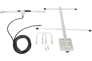 UHF 433MHz Antenna with 6dBi Gain and For SMA Male Connector, Lightweight Design for Outdoor Applications