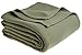 Martex Supersoft Fleece Blanket King Size - Fleece Bed Blanket – All-Season Warm Lightweight Anti-Static Throw Blanket - Blanket For Couch & Sofa (108 x 90 Inches, Dark Green)