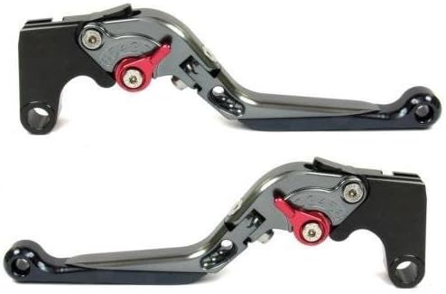 Extendable Folding Brake and Clutch Levers for husqvarna Svartpilen 401 2018-Grey