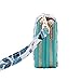 Inspring Credit Card Holder Wallets Organizer for Women Zipper Card Case for Girls with ID Holder and Wristlet Wrist Strap Fabric Floral Small Purse 11 Slots and Cash Pocket