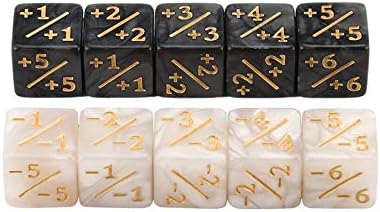 10x Dice Counters For Magic The Gathering Table Game Funny Dices