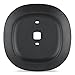 Sophisticated Aluminum-Alloy Metal Wall Plate for ECOBEE 4 Smart Wi-Fi Thermostat by Wasserstein (Black)