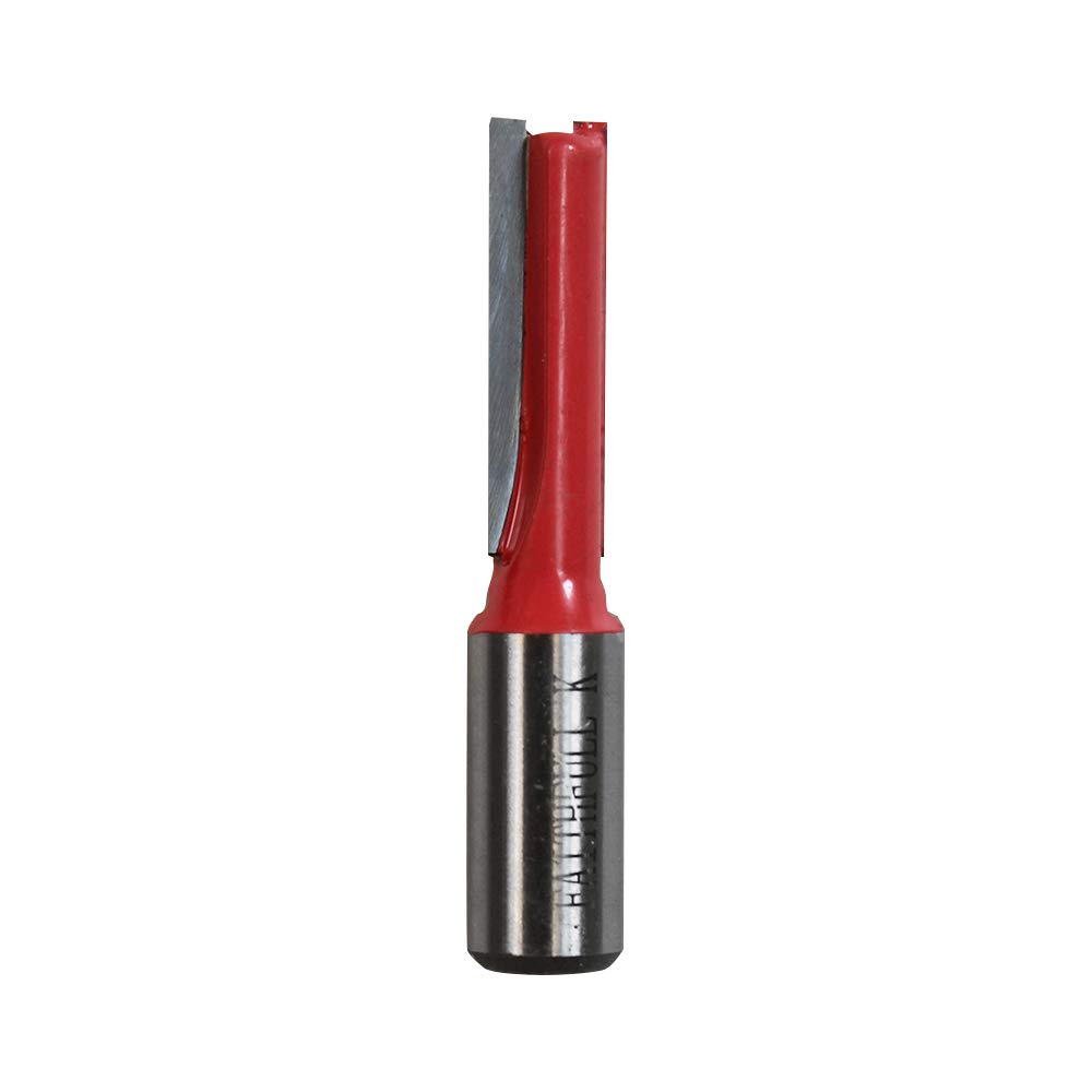 Faithfull FAIRB29 Router Bit TC Two Flute 1/2in 10.0mm x 35mm, Red / Silver