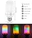 Govee LED Flame Effect Light Bulb, Flickering RGB Decorative Fire Light Bulb with Upside Down Effect Simulated, E26 2W 3 Modes LED Bulb for Christmas Indoor/Outdoor Hotel Bars Home Restaurants -2 Pack