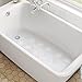 20PCS Flower Shape Anti-Slip Bathtub Stickers Safety Bath Shower Treads 10CM (Clear)
