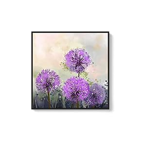 Framed Canvas Wall Art for Living Room, Bedroom Flowers Canvas Prints for Home Decoration Ready to Hang - 24x36 inches - 16x16 inches