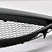 Topline Autopart Matte Black Aluminum Mesh Front Hood Bumper Grill Grille ABS For 04-06 Mazda 3 Mazda3 4 Door Sedan