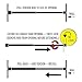 iDesign Metal Tension Shower Curtain Rod, The Cameo Collection – Adjustable Between 43”-75”, Matte Black