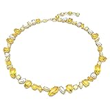 SWAROVSKI Gema Necklace, Yellow and Clear Crystals