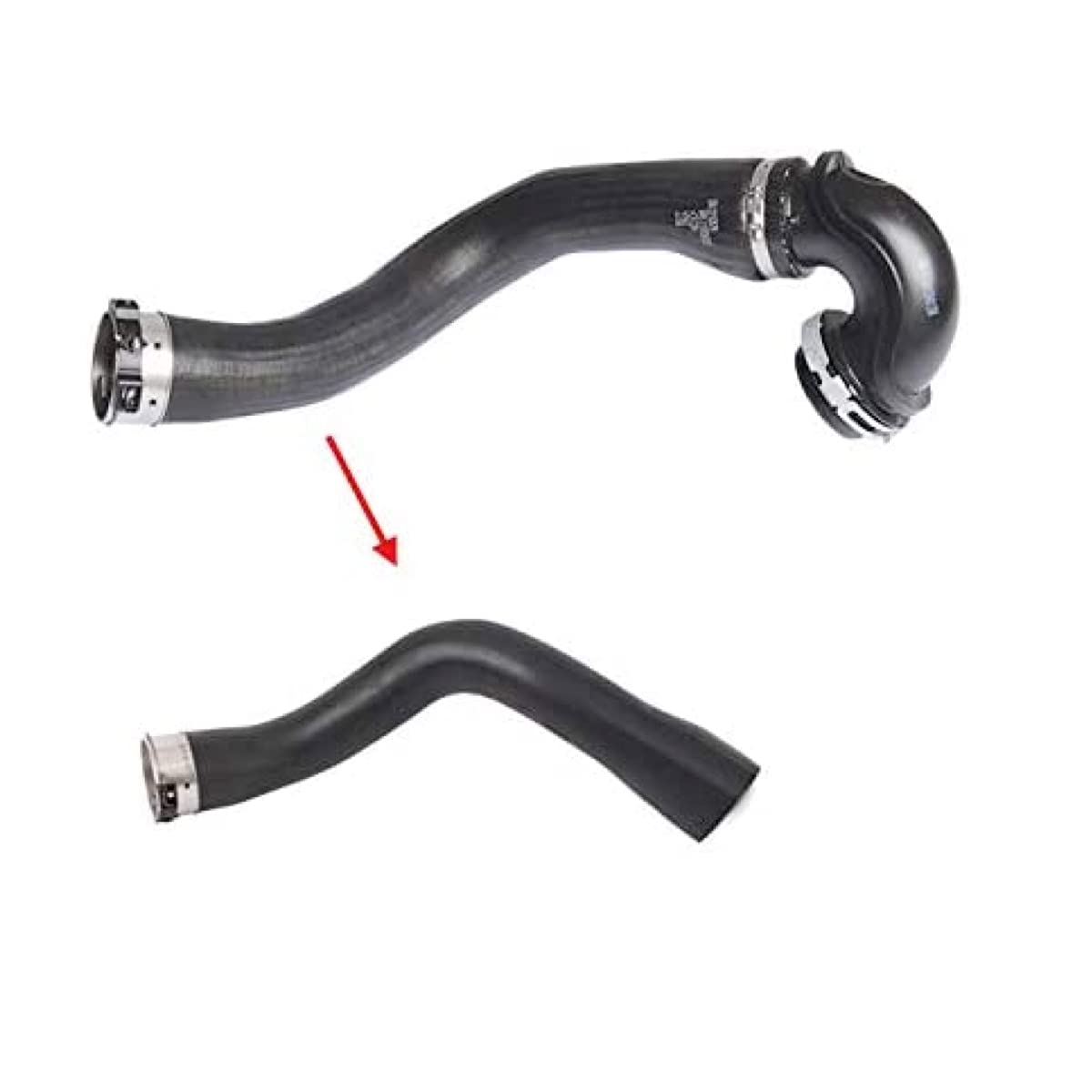 LEFT SIDE INTERCOOLER TURBO HOSE PIPE COMPATIBLE WITH VAUXHALL OPEL INSIGNIA A 2.0 CDTI 1302275, 13242121, 860118, 0860118, 23163578, GM 13242121, GM 22990025, 1302277, GM 23163578
