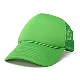 Blank Hat Summer Mesh Cap in Kelly Trucker Hat