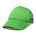 DALIX Plain Blank Trucker Hat Mesh Cap in Kelly Green