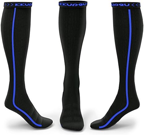 Compression Socks Men Women Calf Knee High for Edema, Varicose Veins, Diabetic Socks