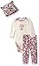 Gerber Baby Baby Girls' 3 Piece Bodysuit, Cap, and Pant Set
