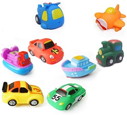 Siddhi Vinayak Plastic Chu Chu Bath Toys for Toddler (Pack of 6)