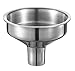 Visol Stainless Steel Flask Funnel,Chrome,Pack of 1