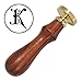 Seal Wax Stamp, Yoption Vintage Retro Brass Head Wooden Handle Gothic Font Letter Initial Sealing Wax Stamp Classic Wax Seal Stamp (K)