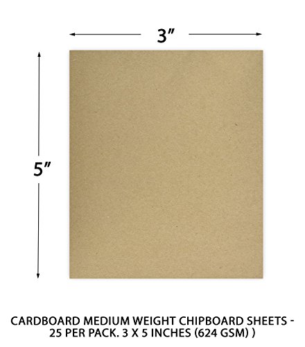 4 Chipboard+Cardboard+Medium+Weight+Sheets