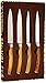 La Cote 4 Piece Steak Knives Set Japanese Stainless Steel Olive Wood Handle In Gift Box (4 PC Steak Knife Set - Olive Wood)