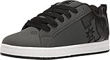 DC Men's Court Graffik SE Skateboarding Shoe, Grey/White, 11 D US