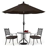 Durable Patio Umbrellas 9' true brown by ABCCANOPY