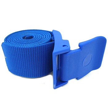 IST Nylon Webbing Diving Weight Belt, Plastic Fold Over Buckle (Blue)