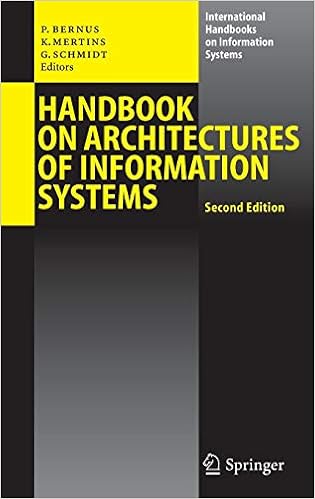 Amazoncom Handbook On Architectures Of Information Systems - 