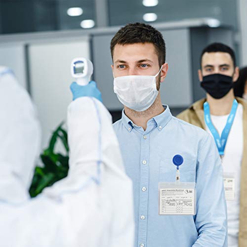 3 Pack CDC Vaccination Card Protector 4X3 in Immunization Record Vaccine Card Holder Horizontal Badge I\'d Name Tags Clear PVC Sleeve Waterproof Type Resealable Zip w 3 Lanyard Slots for Events Travel