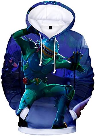 Mvruve Kids Girls Boys Fortnite Hoodie Comfy Hooded Crewneck Sweatshirts
