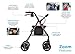 NOVA Medical Products Zoom Rollator Walker Blue 24 Inch (Pack of 1)