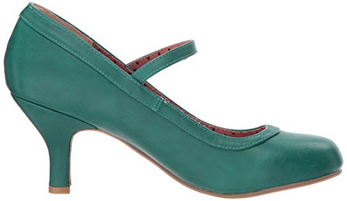 Bettie Page Women's Bp320-bettie Spectator Pump, Green, 10 M US