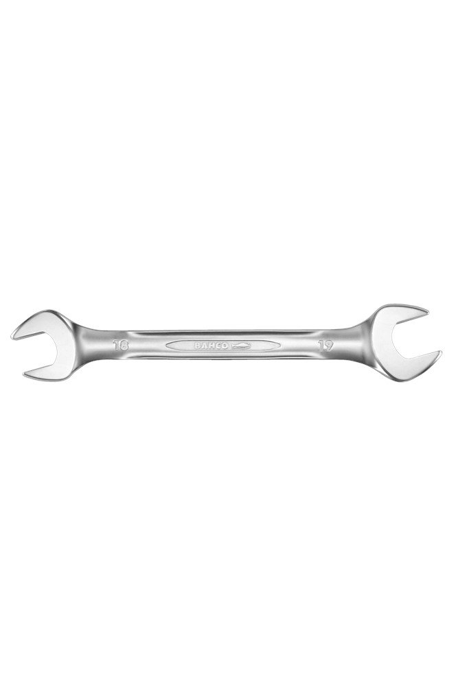Bahco 6Z-3/4-7/8 15 Degree Angled SW Double Open End Wrench, Silver, 3/4 x 7/8-Inch