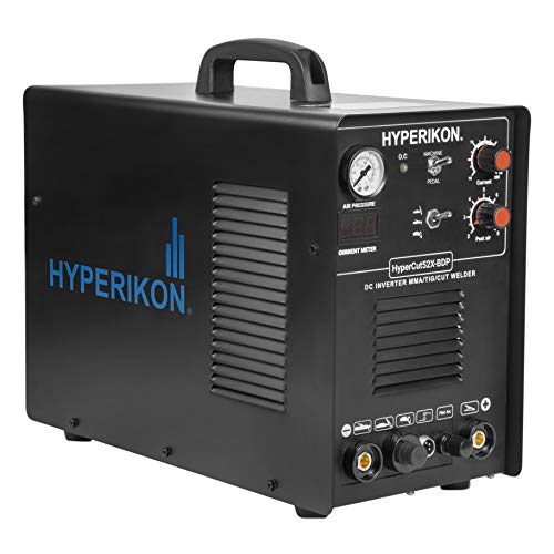 Hyperikon Plasma Cutter Pilot Arc, 3 in 1 TIG Welder, IGBT Inverter, 120V 240V Dual Voltage