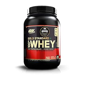 Optimum Nutrition (ON) Gold Standard 100% Whey Protein Powder 2 lbs, 907 g (Rocky Road), for Muscle Support & Recovery…
