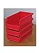 Triton Products 3-220R LocBin Stacking, Hanging, Interlocking Polypropylene Bins 7-3/8-Inch L by 4-1/8-Inch W by 3-Inch H Red 24 CT
